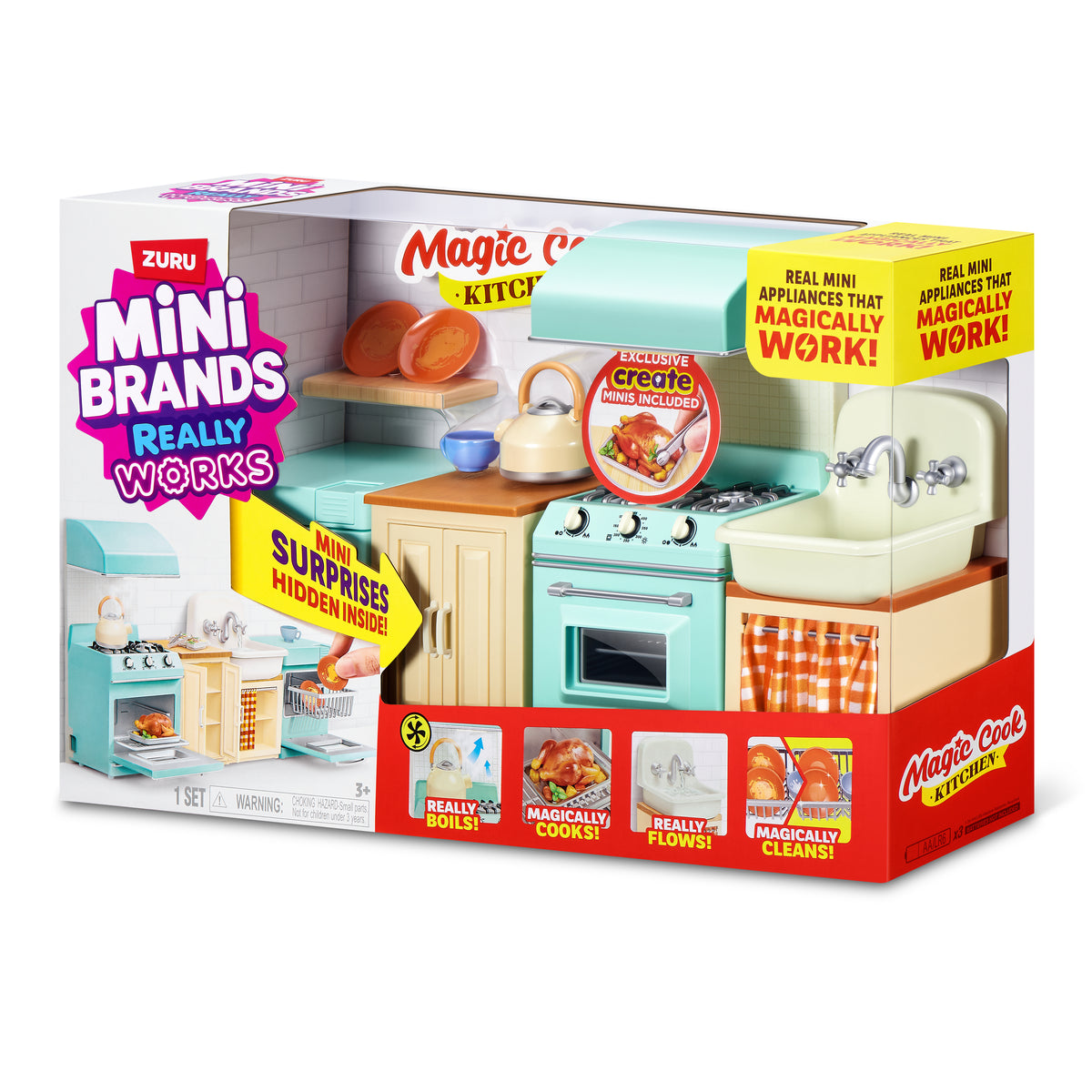 ZURU Mini Brands Magic Cook Kitchen Playset Series 1