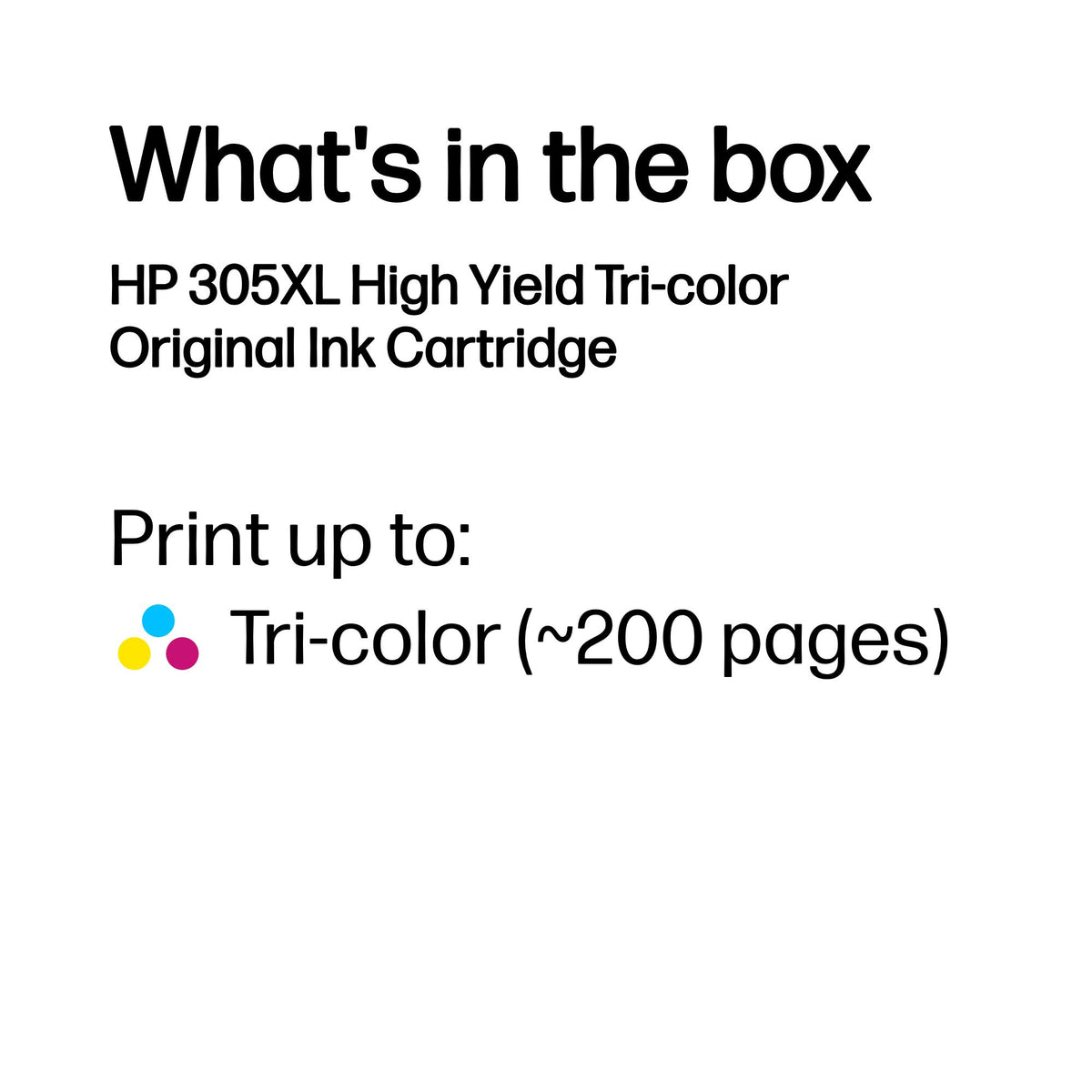 HP 305XL Original Cyan, Magenta, Yellow 1 pc(s)