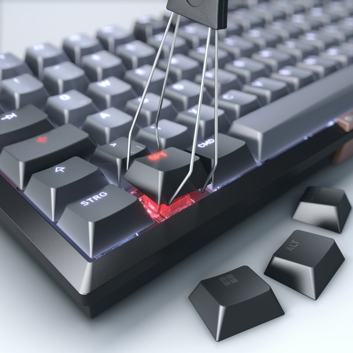 CHERRY TAS Keyboard KW 300 MX SILENT SWITCH - Αθόρυβο Πληκτρολόγιο με Μοναδικούς Διακόπτες