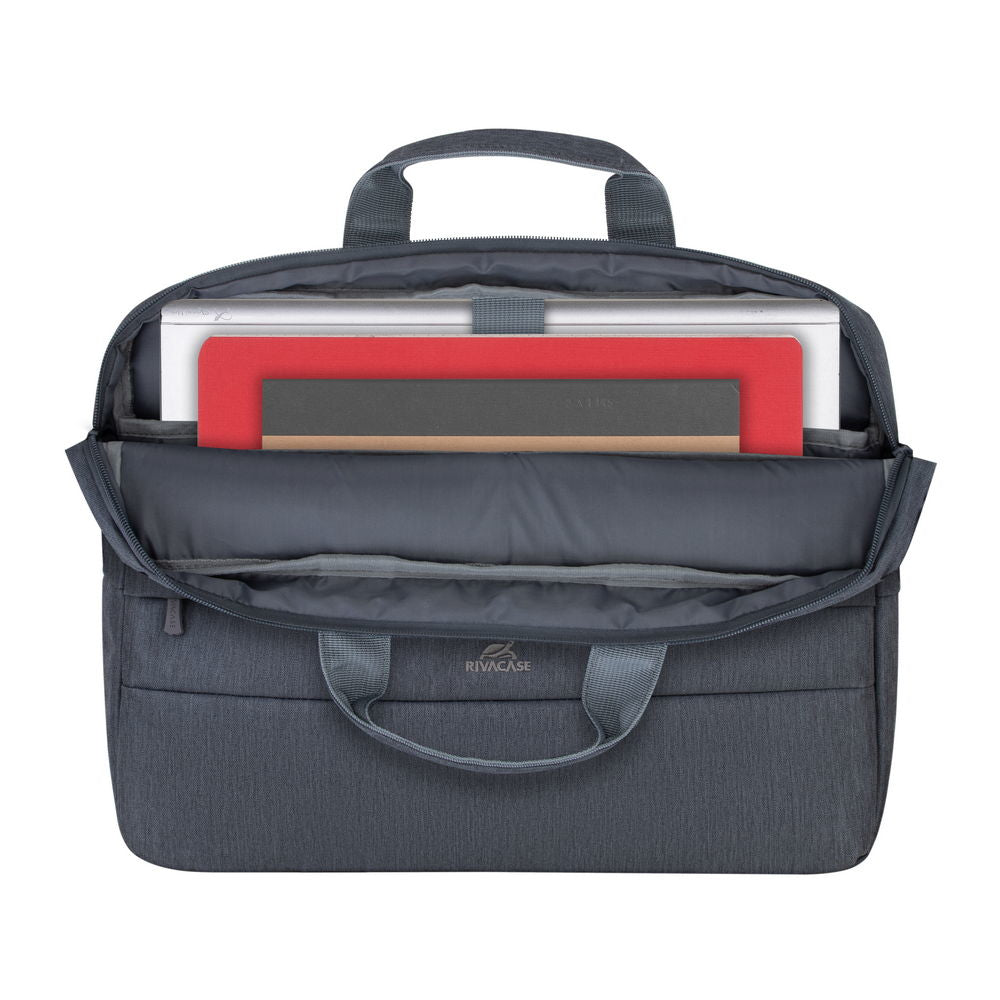 Riva NB Prater 15.6" Laptop Bag, Gray (Model 7532)