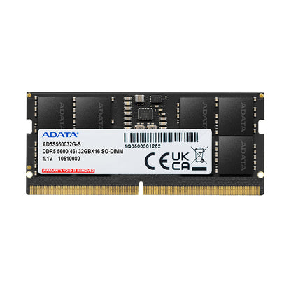 ADATA Premier 16GB (1 x 16GB) DDR5 262-pin SO-DIMM ECC