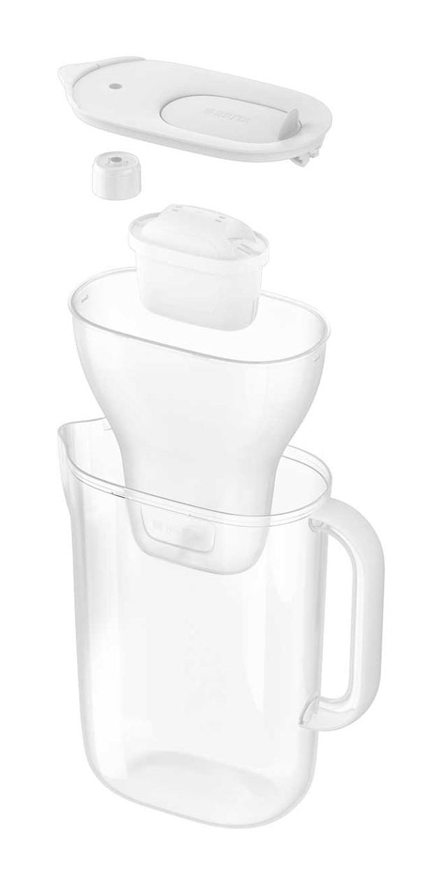 Brita Style Essential Pitcher with 3 MaxtraPro PP Filters (White)