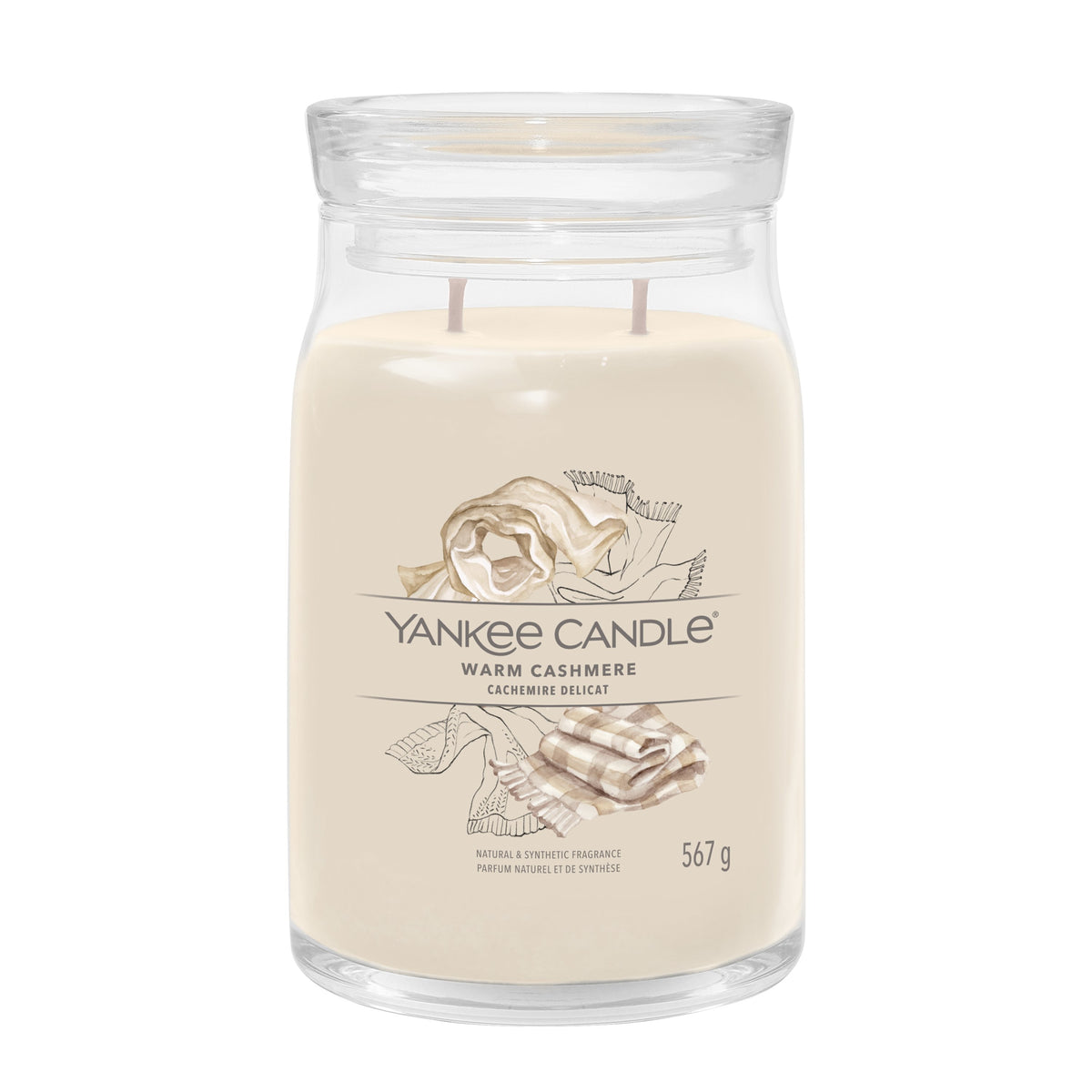 Large Warm Cashmere Yankee Candle
