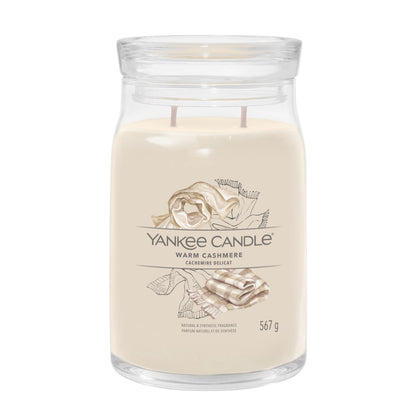 Large Warm Cashmere Yankee Candle