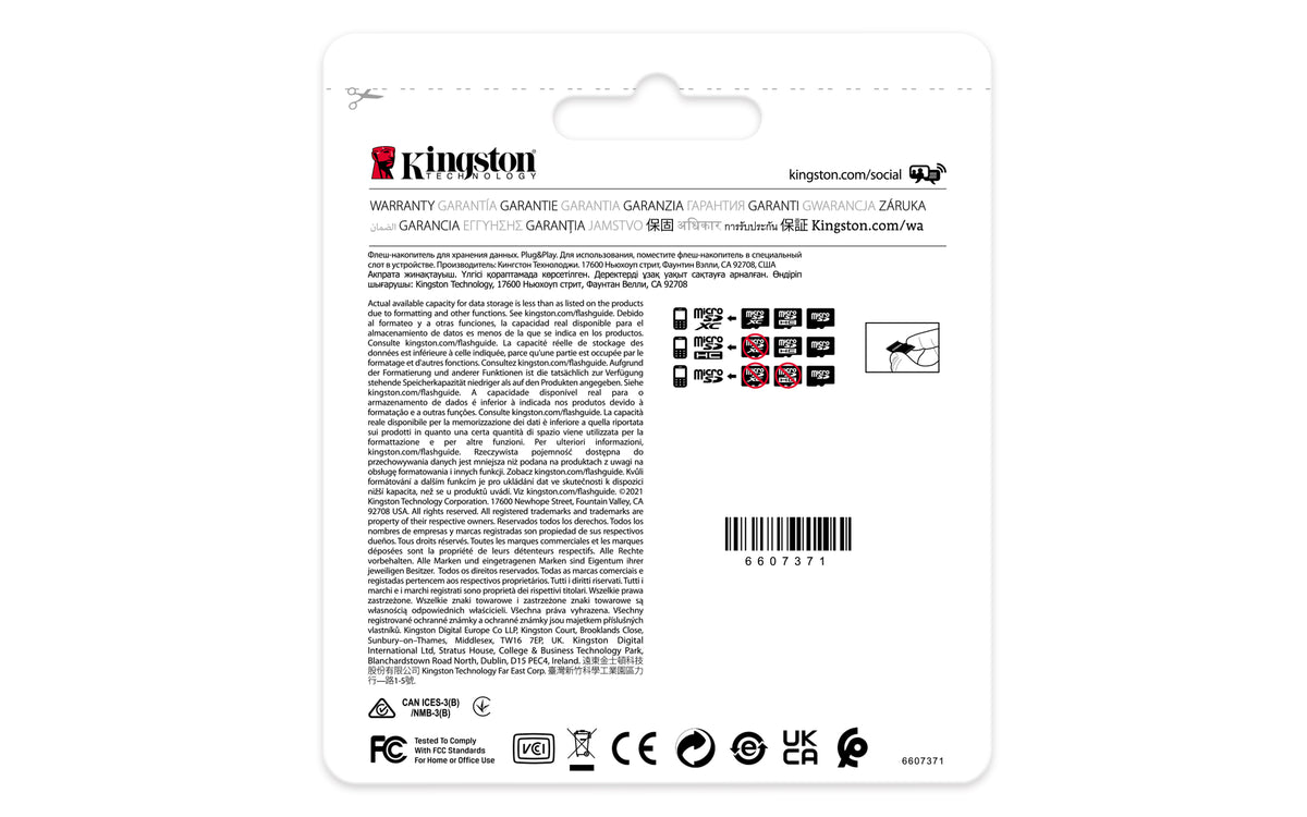 Kingston Βιομηχανική microSDHC 8 GB (Μαύρη, UHS-I U3, Class 10, V30, A1)