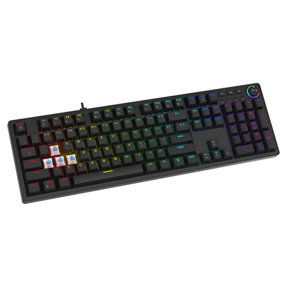 SAVIO STYX Mechanical Keyboard with Outemu Brown Switches, Hot Swap Capability, RGB Lighting