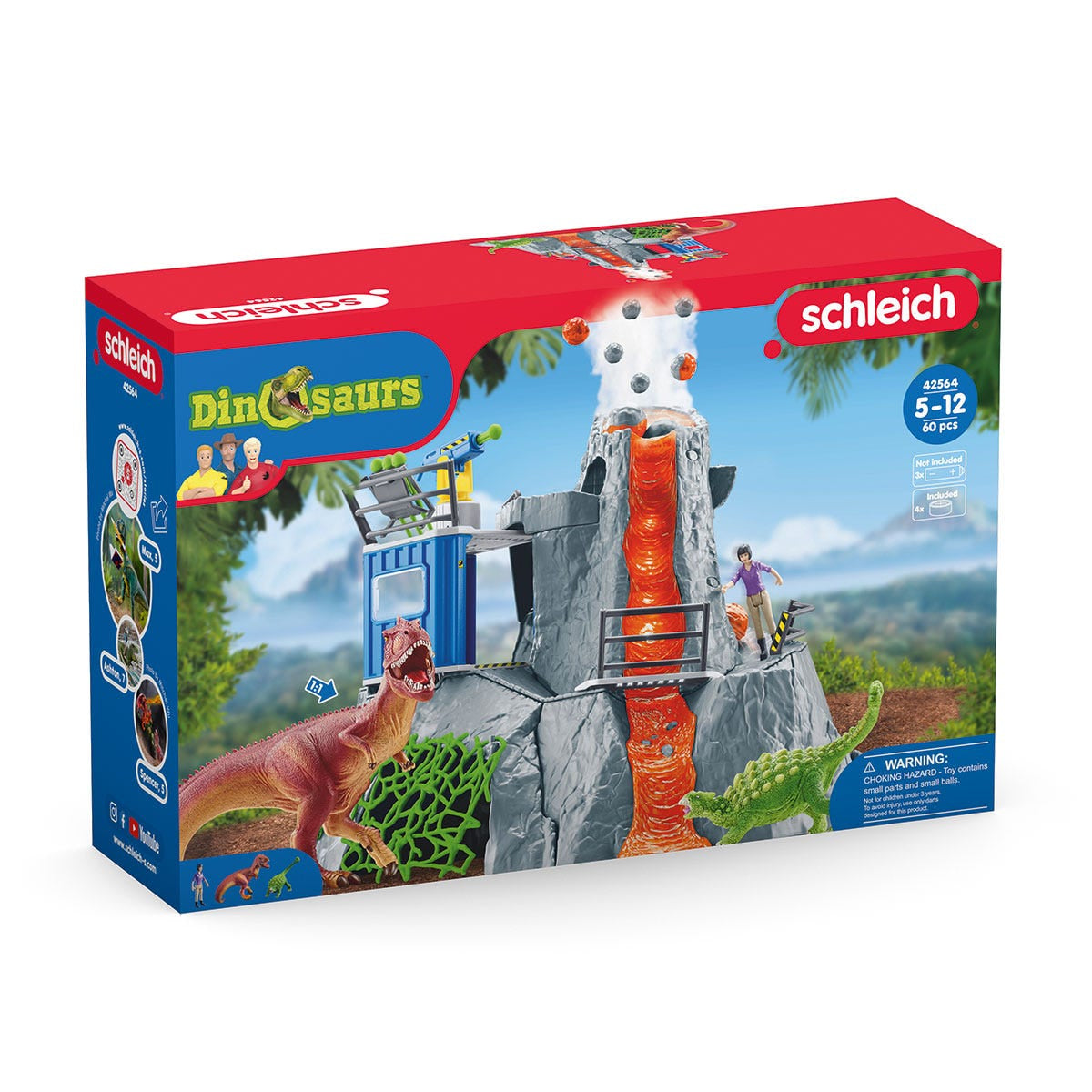 Schleich Dinosaurs         42564 The Large Volcano Expedition