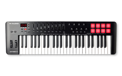 M-AUDIO Oxygen 49 (MKV) πληκτρολόγιο MIDI με 49 πλήκτρα USB σε μαύρο χρώμα