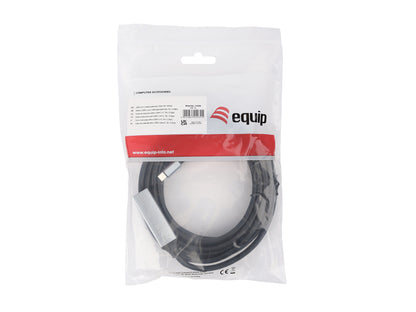 Equip Kabel USB-C3.2->C Gen1 Akt.Erweit.St/Bu  5.00m schwarz
