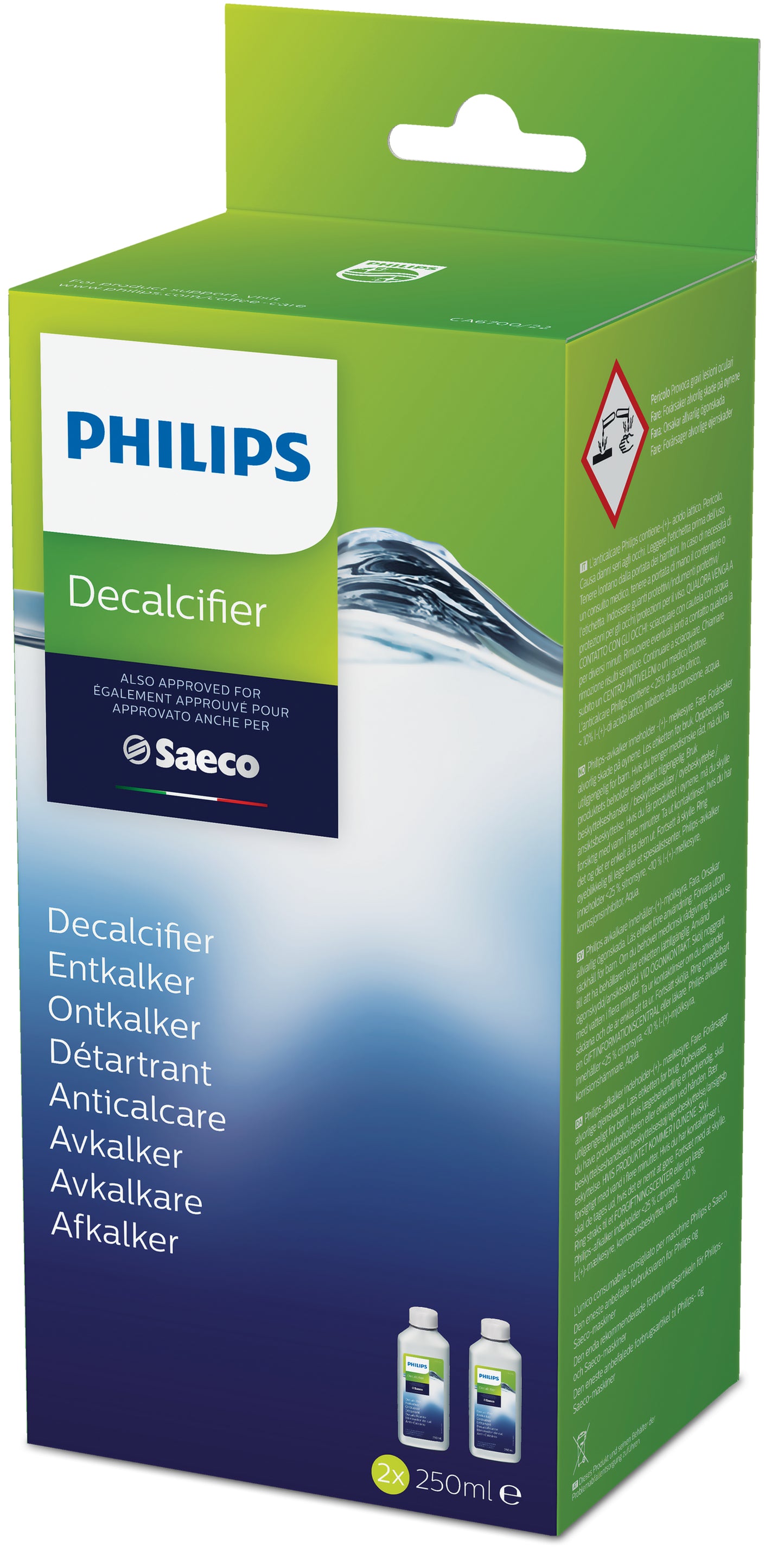 Philips CA 6700 Twin Pack Decalcifier  2x250ml