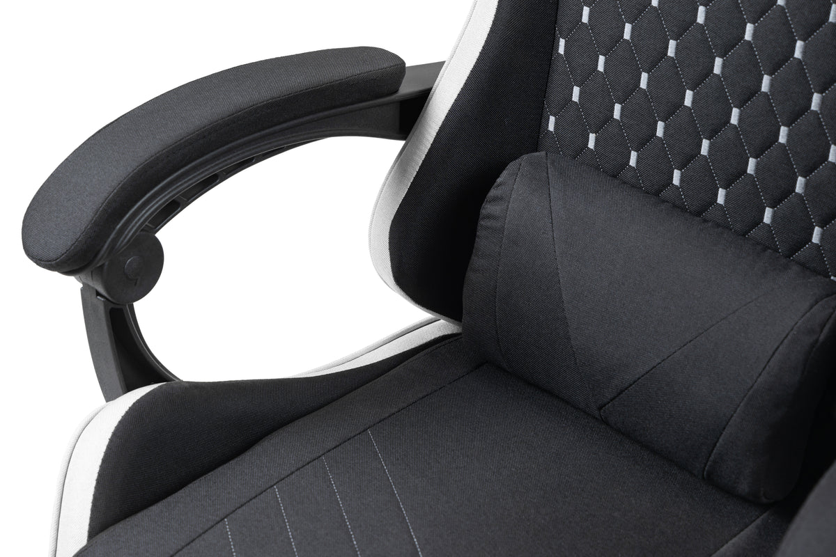 Mars Gaming MGC-X Fabric PC gaming chair Padded seat Black, White