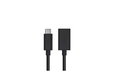 Belkin USB 3.0 5 Gbit/s USB-C to USB-A Cable — 14 cm, Black