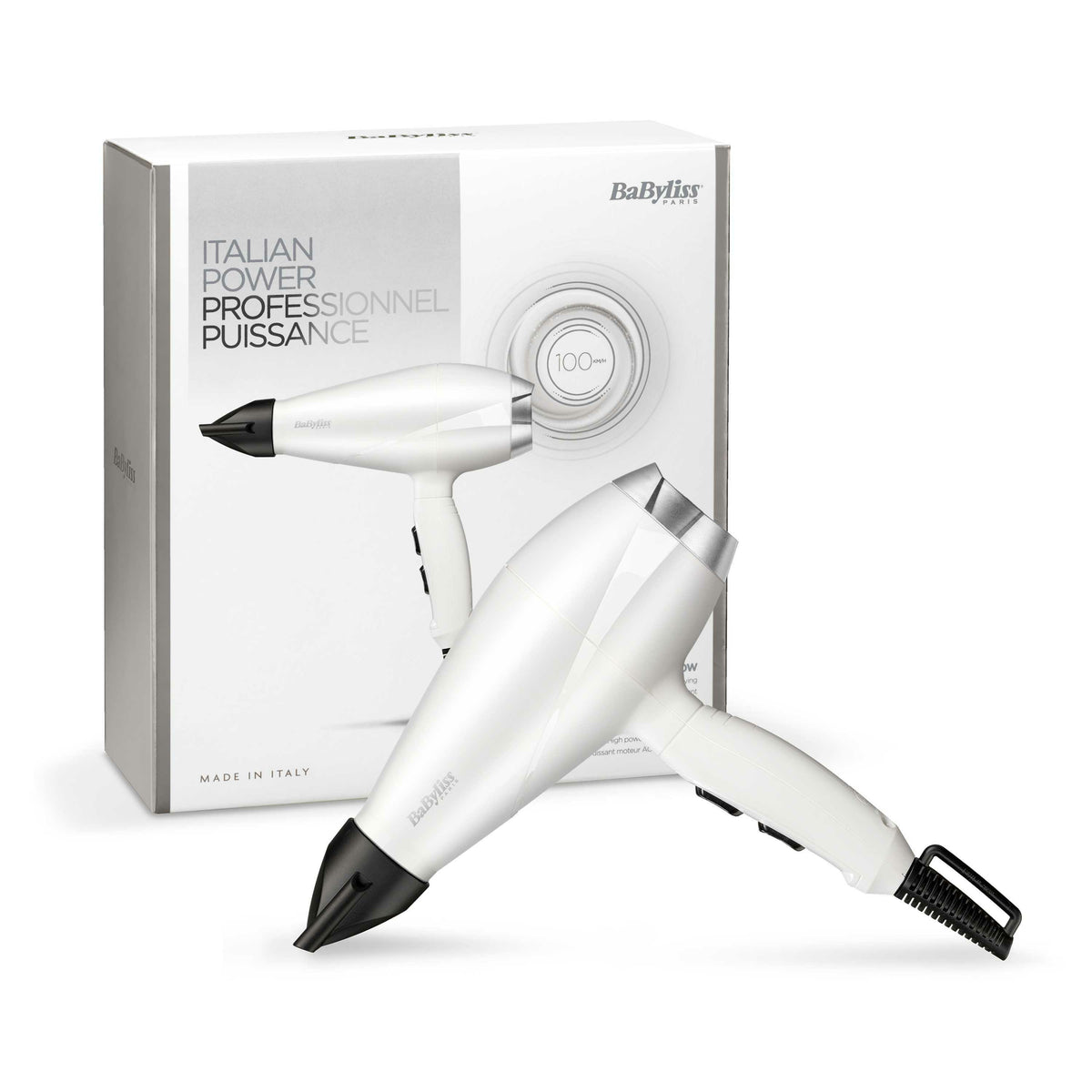 Πιστολάκι μαλλιών BaByliss 6704WE 2000 W σε μαύρο και λευκό χρώμα