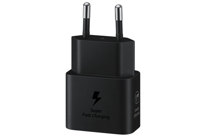 Φορτιστής Samsung USB-C 25W χωρίς Καλώδιο Δεδομένων - Μαύρος