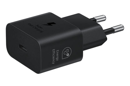 Φορτιστής Samsung USB-C 25W χωρίς Καλώδιο Δεδομένων - Μαύρος