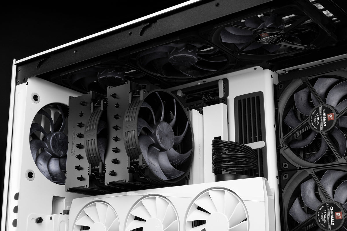 Σετ διπλού ανεμιστήρα NF-A14x25r G2 PWM Sx2-PP chromax.black - μαύρο