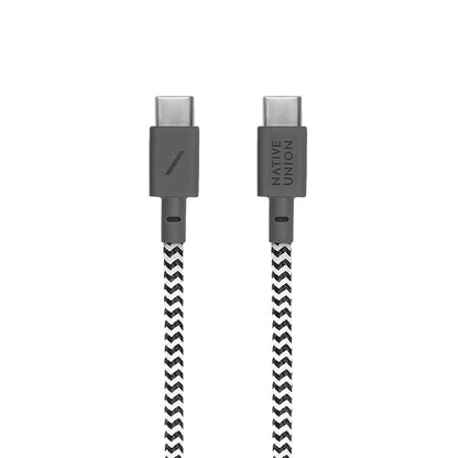 Native Union Anchor USB-C to USB-C Cable 3m Zebra