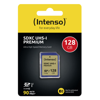 Intenso SDXC Card 128GB Class 10 UHS-I Premium
