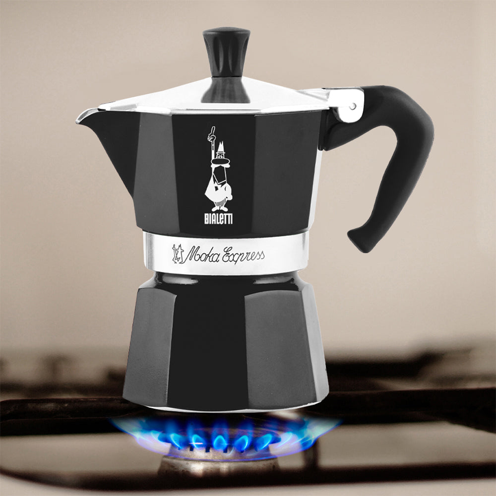 Bialetti Moka Express καφετιέρα Μόκα σε μαύρο χρώμα