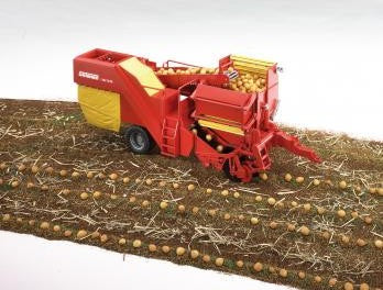 BRUDER 02130 Grimme SE 75-30 Potato Harvester with 80 Potato Replicas