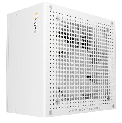 Ocypus Iota P1000 White (1x 12-Pin High Power GPU, 3x PCIe, Cable Management, 1000 Watt)