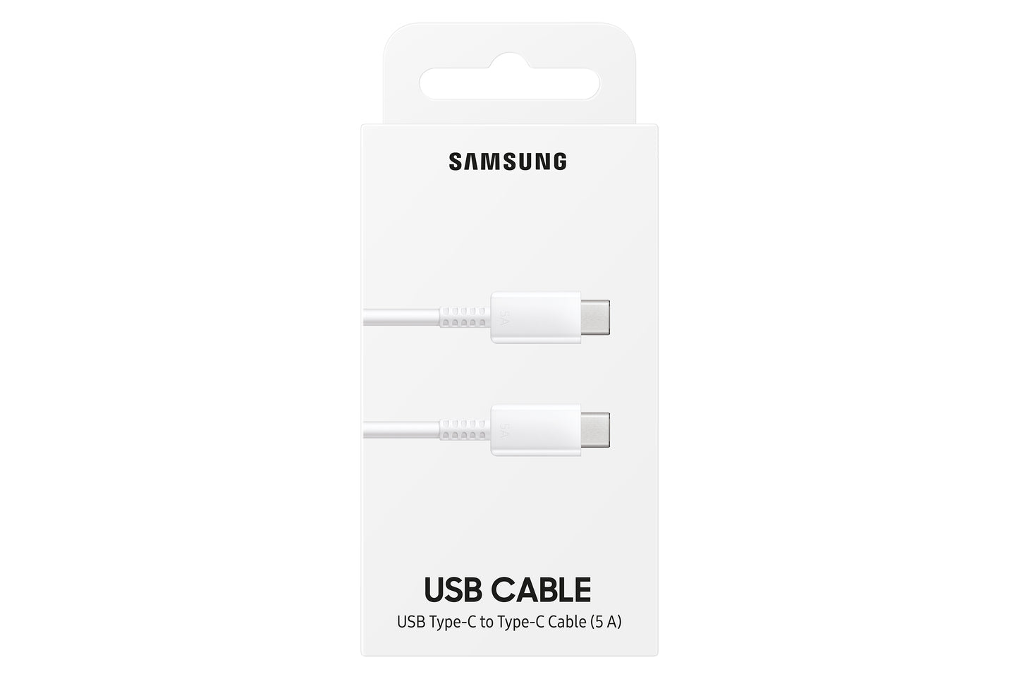 SAMSUNG USB CABLE 1M TYPE-C TO USB TYPE-C 5A EP-DN975BWE WHITE