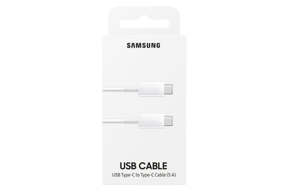 SAMSUNG USB CABLE 1M TYPE-C TO USB TYPE-C 5A EP-DN975BWE WHITE