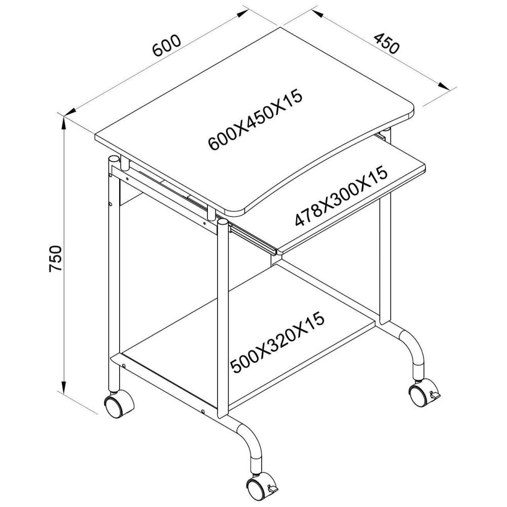 Techly Desk for Computer ''Compact'' ICA-TB S005