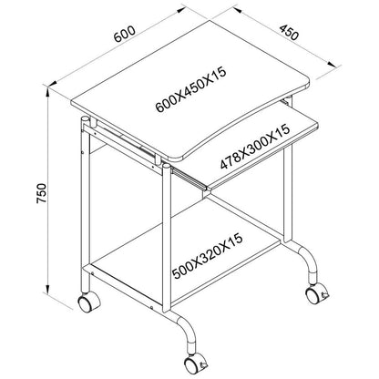 Techly Desk for Computer ''Compact'' ICA-TB S005