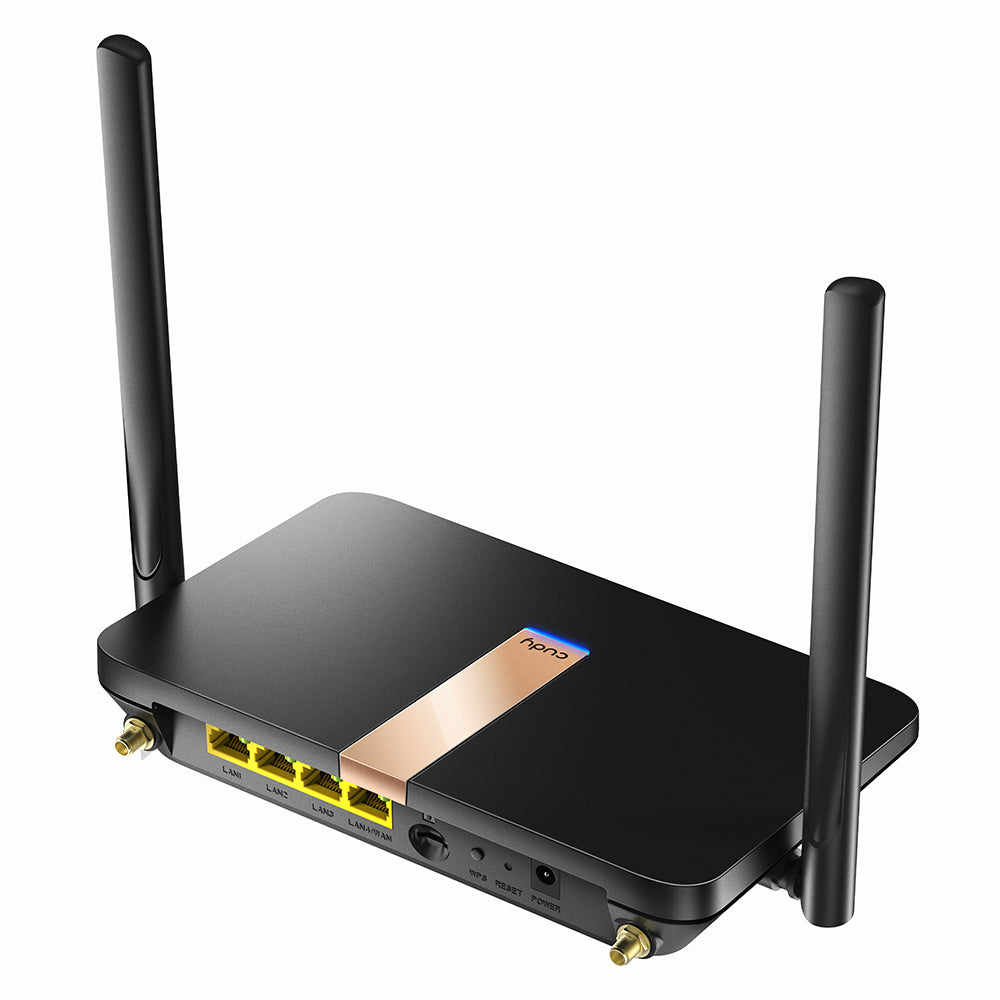 Cudy LT500D ασύρματος δρομολογητής Fast Ethernet Dual-band (2,4 GHz / 5 GHz) 4G μαύρος