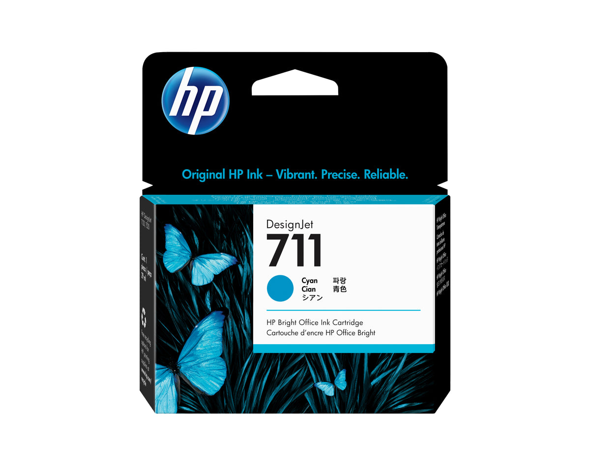 HP 711 Cyan Ink Cartridge