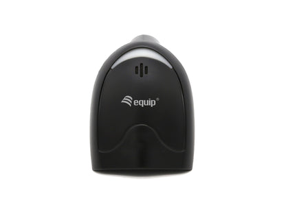 Equip 2D-Barcodescanner Laser USB+Halter             schwarz