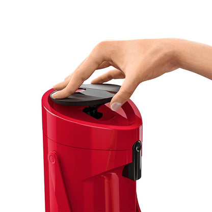 Emsa Ponza Pump Vacuum Jug 1.9 L, Red