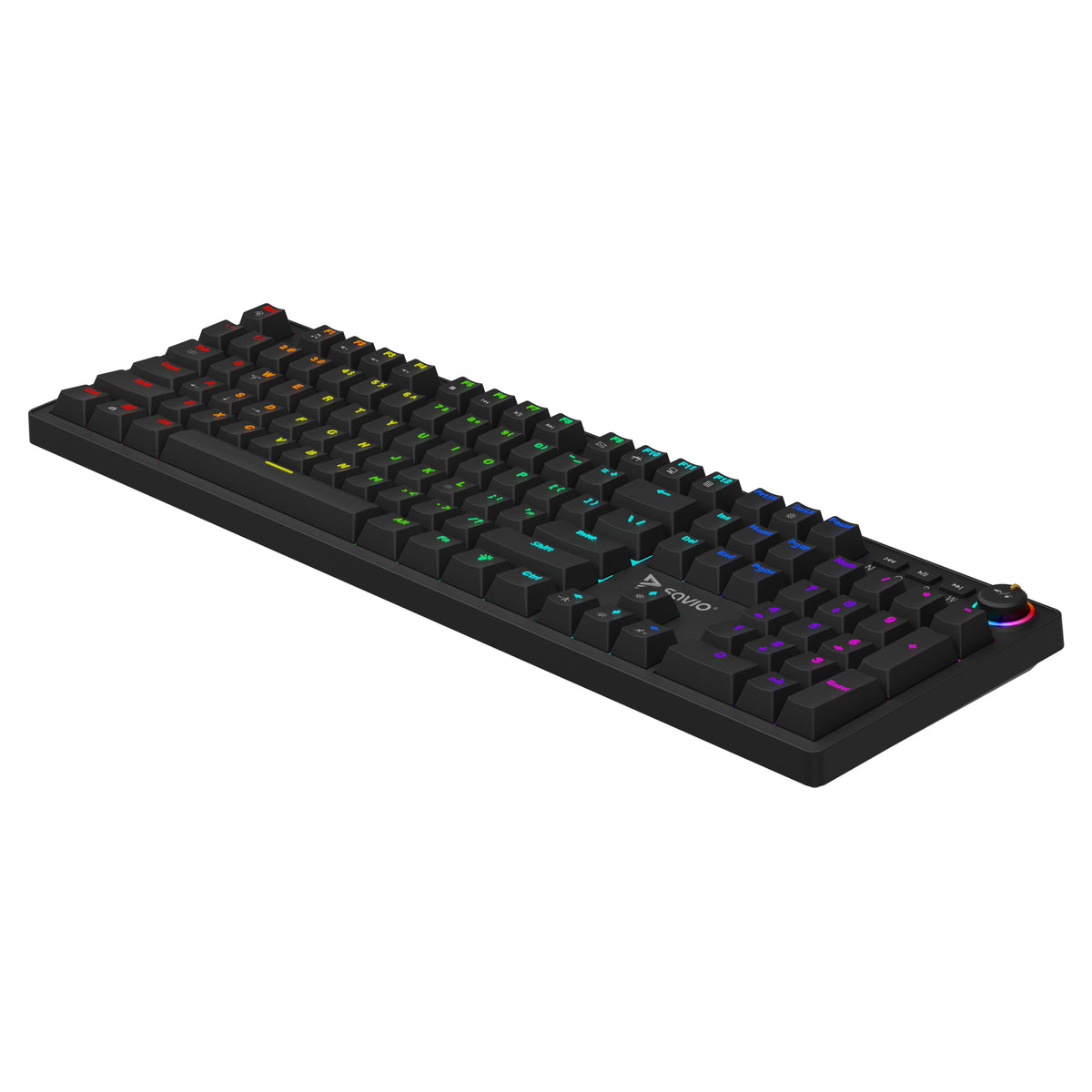 SAVIO STYX Mechanical Keyboard with Outemu Brown Switches, Hot Swap Capability, RGB Lighting