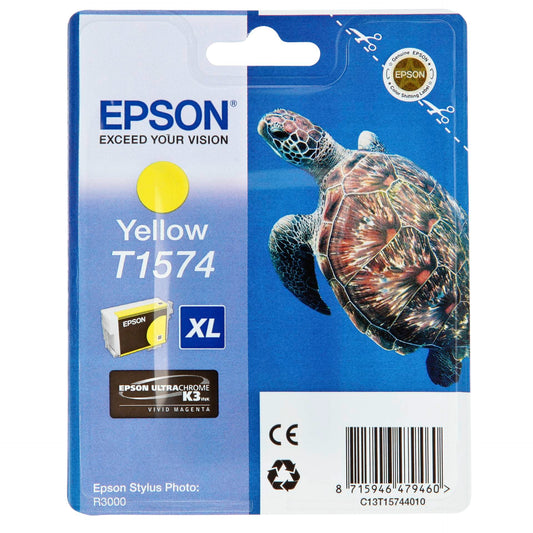 Κίτρινη μελάνη Epson T 157 T 1574