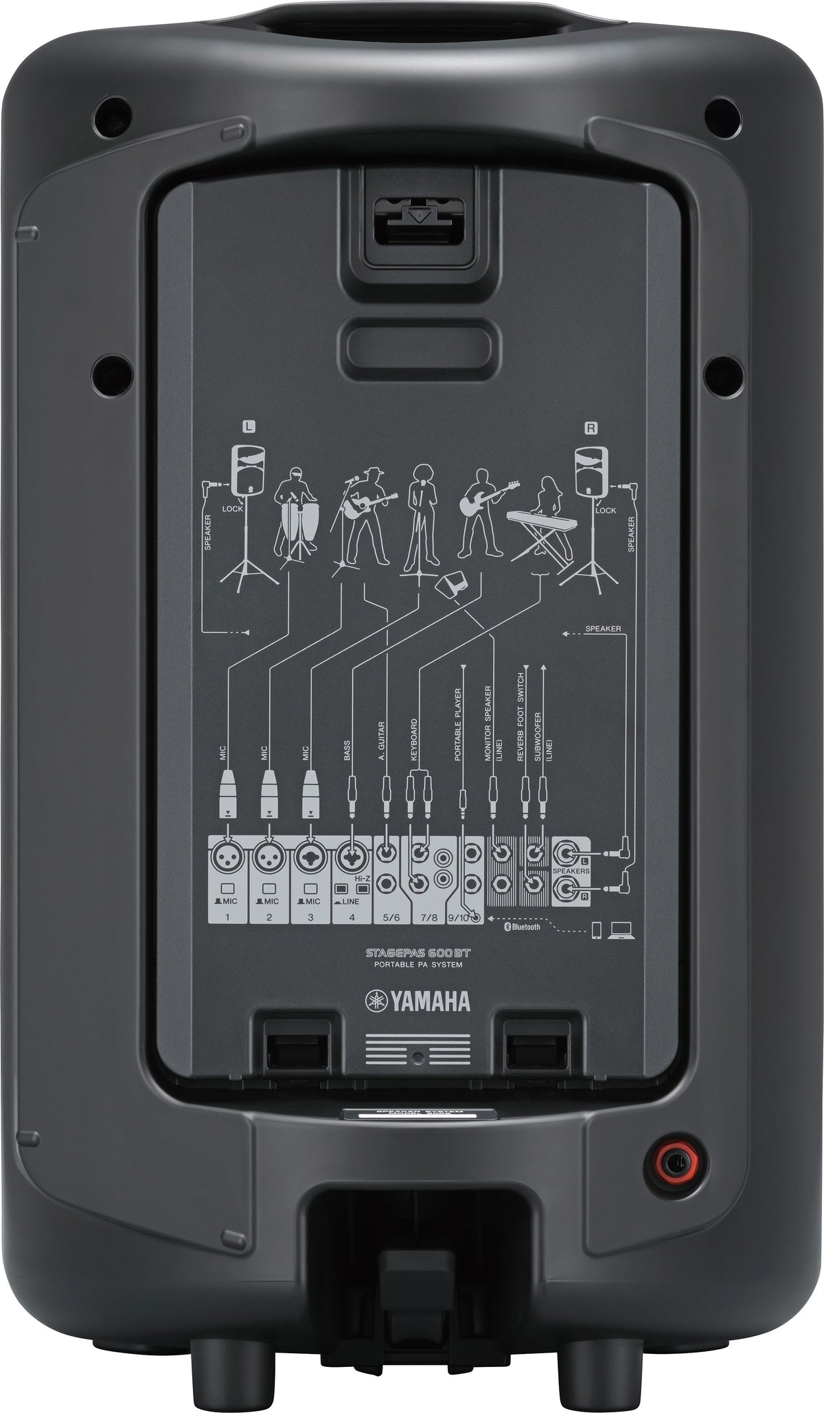 Yamaha Stagepas 600BT Freestanding Public Address (PA) system 640 W Black