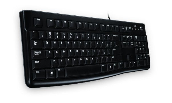 Keyboard K120 for Business (schwarz, DE-Layout, Rubberdome)