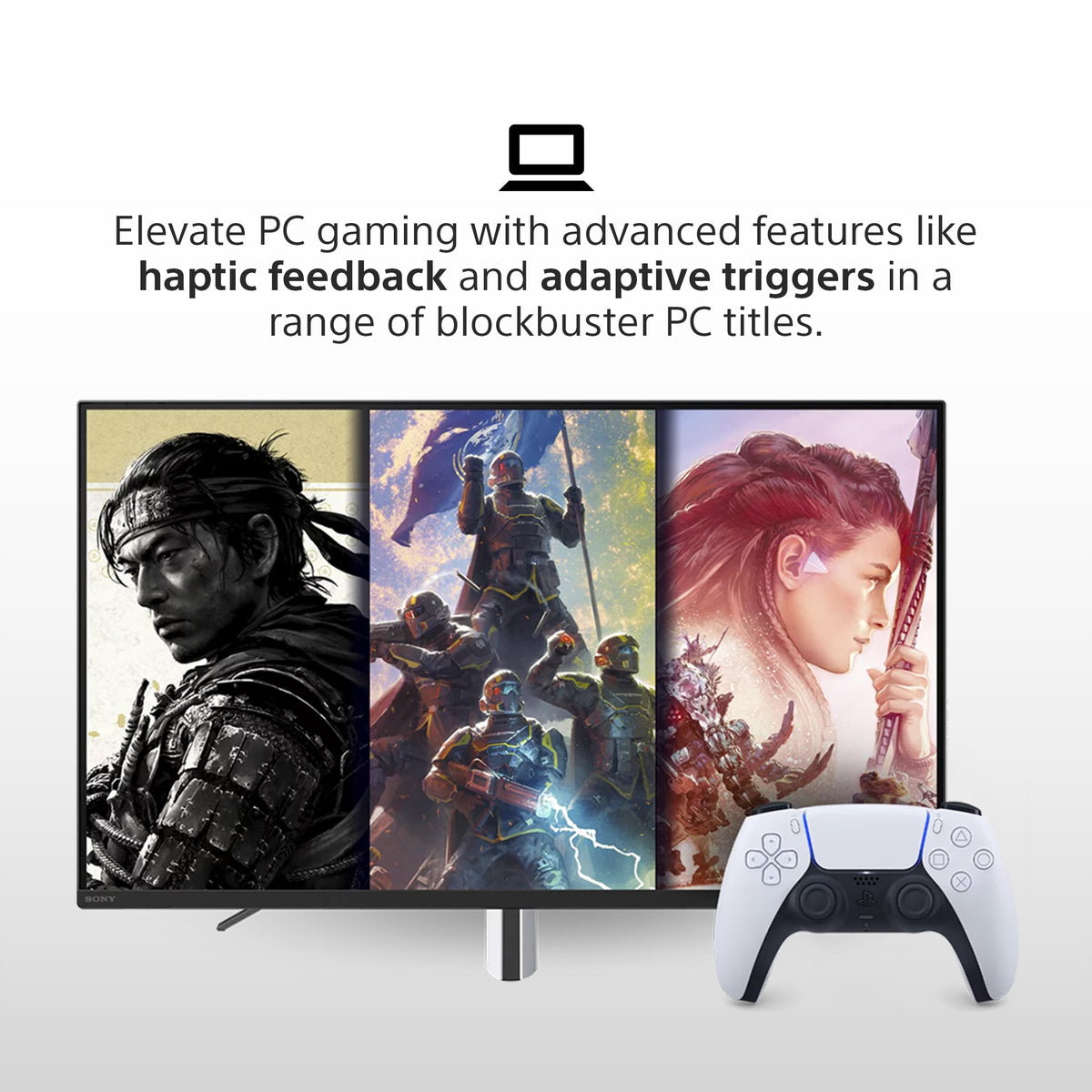 Sony DualSense Gamepad PlayStation 5 Analogue / Digital Bluetooth/USB Black, White