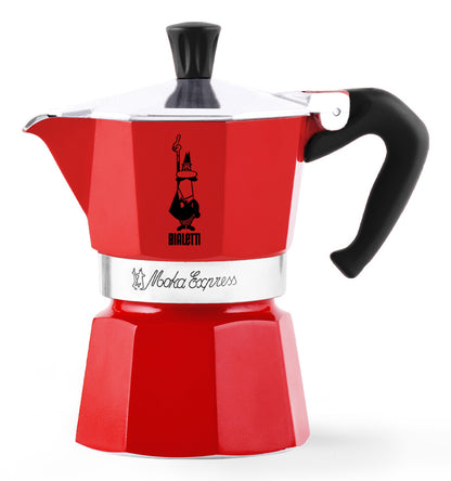 Bialetti Moka Express Καφετιέρα Μόκα σε Κόκκινο Χρώμα
