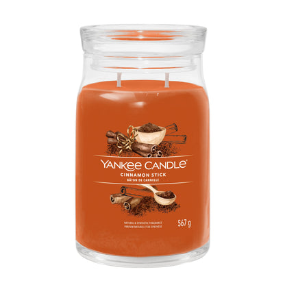 Large CINNAMON STICK Yankee Candle