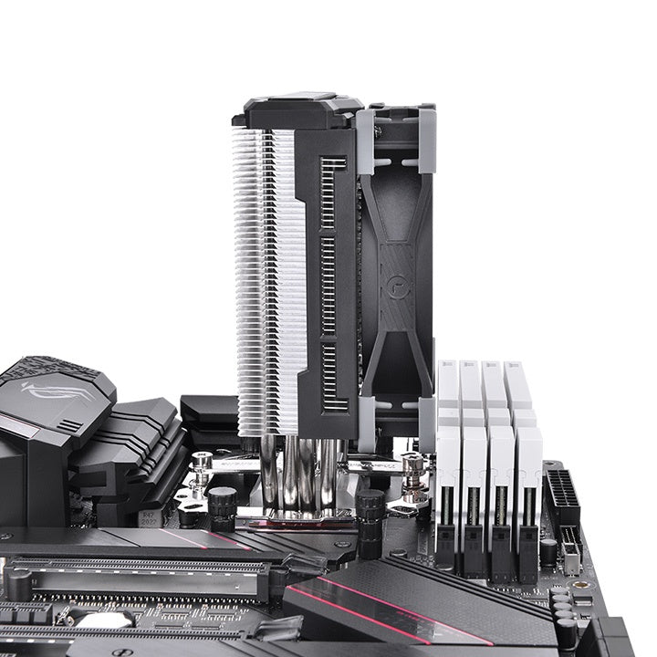 Thermaltake Toughair 310 Processor Cooler 12 cm Black, Silver