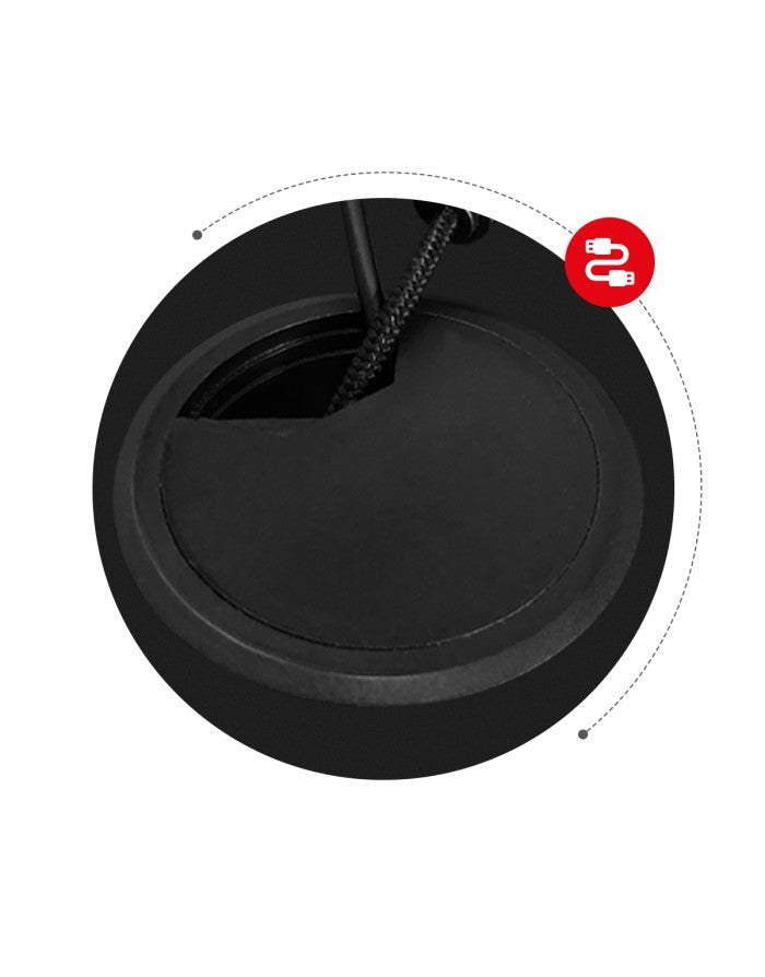Γραφείο Παιχνιδιών Huzaro Hero 1.8 σε Μαύρο Χρώμα