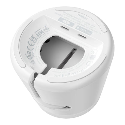 Belkin UltraCharge 25W Qi2 White Modular Charging Station WIZ052kqWH