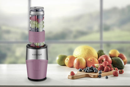 Μπλέντερ Concept SM3483 570 L Επιτραπέζιο Μπλέντερ 500 W Ροζ, Ανοξείδωτο Ατσάλι