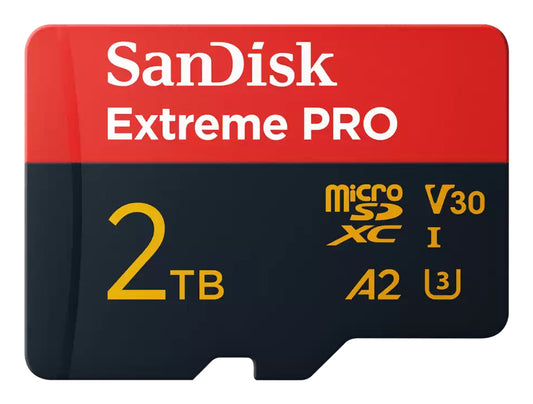 SanDisk microSDXC            2TB Extreme Pro A2 C10 V30 UHS-I U3