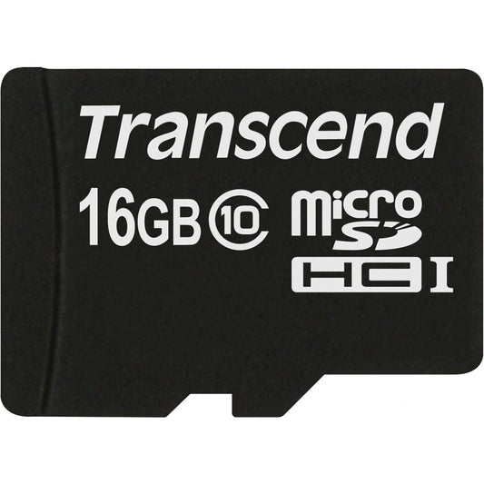 Transcend microSDHC 16GB Class 10 + SD-Adapter