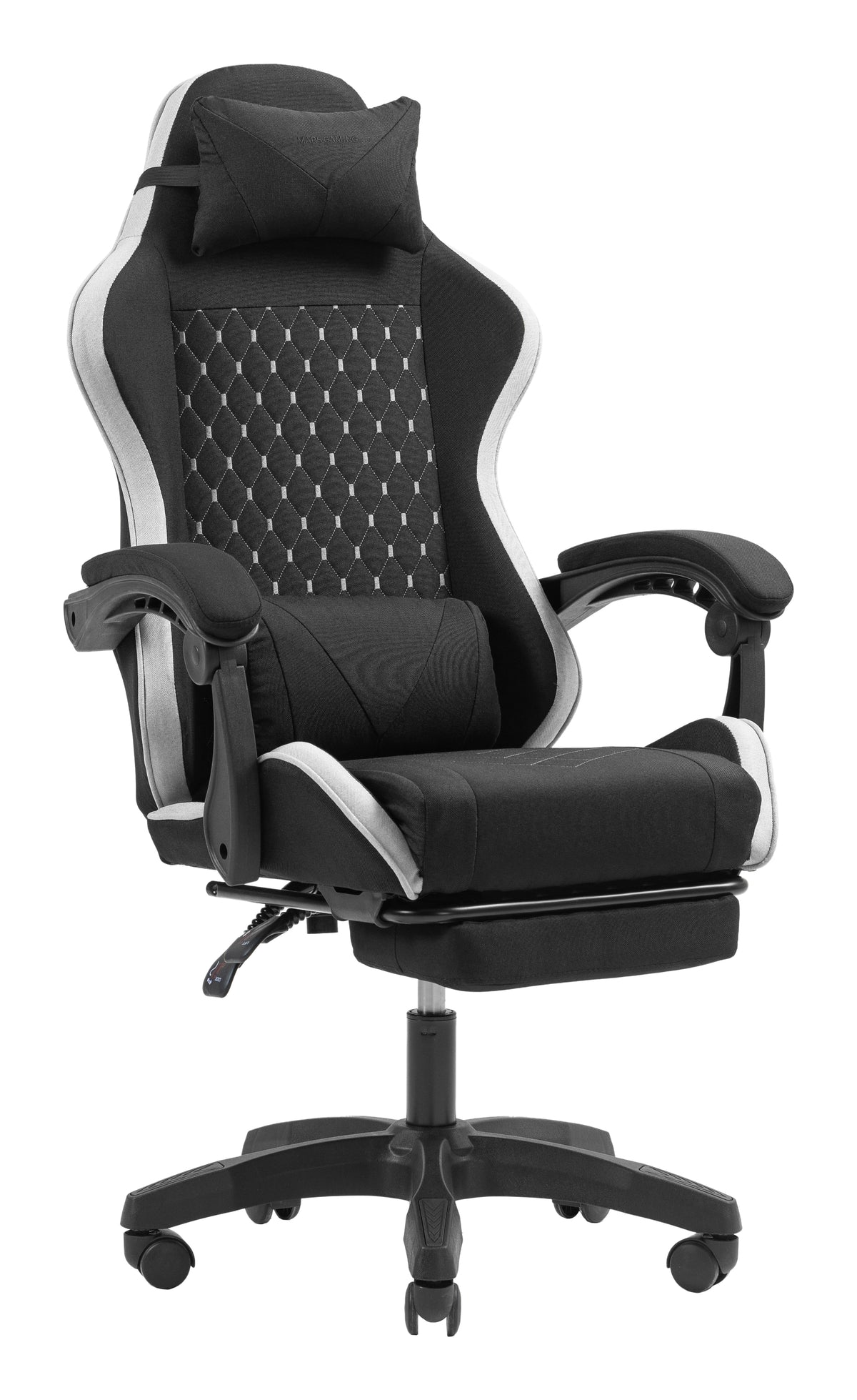 Mars Gaming MGC-X Fabric PC gaming chair Padded seat Black, White