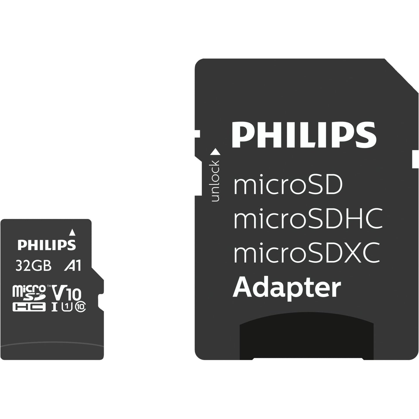 Φιλιπς MicroSDHC Κάρτα 32GB Class 10 UHS-I U1 με αντάπτορα