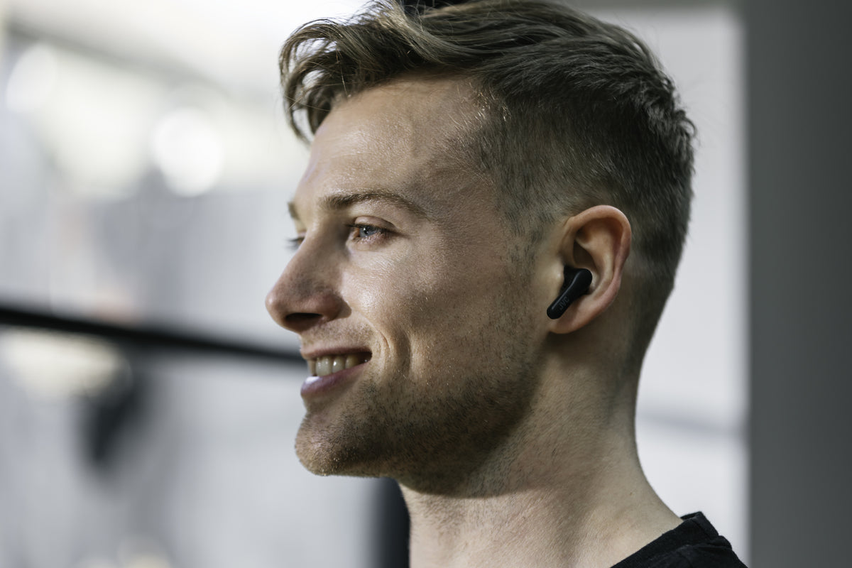 JVC HA-A3TBU Wireless In-Ear Earbuds, Black