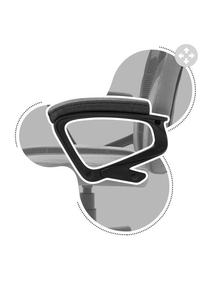 Gaming chair for children Huzaro HZ-Ranger 1.0 Gray Mesh, gray and black